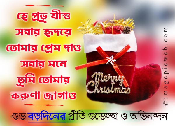 Borodin 25 December In Bengali Wishes SMS text Messages 2022