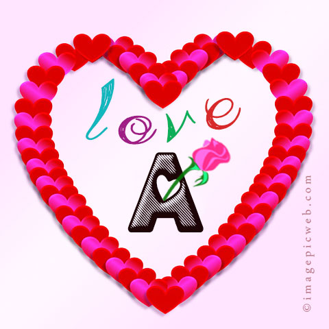 A Letter Images In Heart