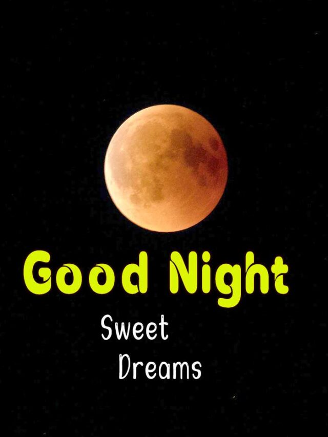 Good Night Moon Pic Black background