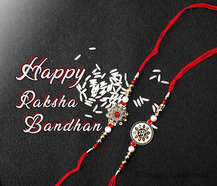 Happy raksha-bandhan-black-background-photo-for-instagram