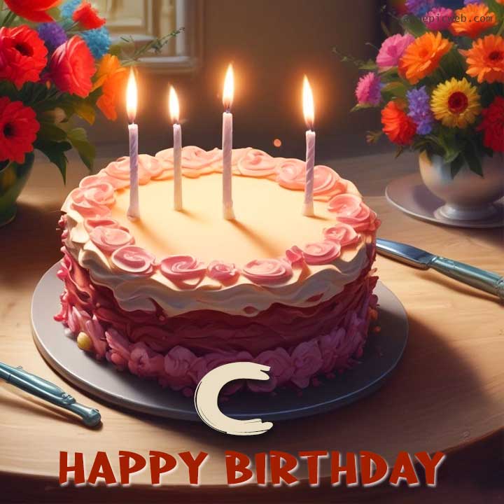 C-letters-happy-birthday-wishes-cake