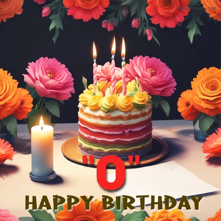 O letter happy birthday wishes