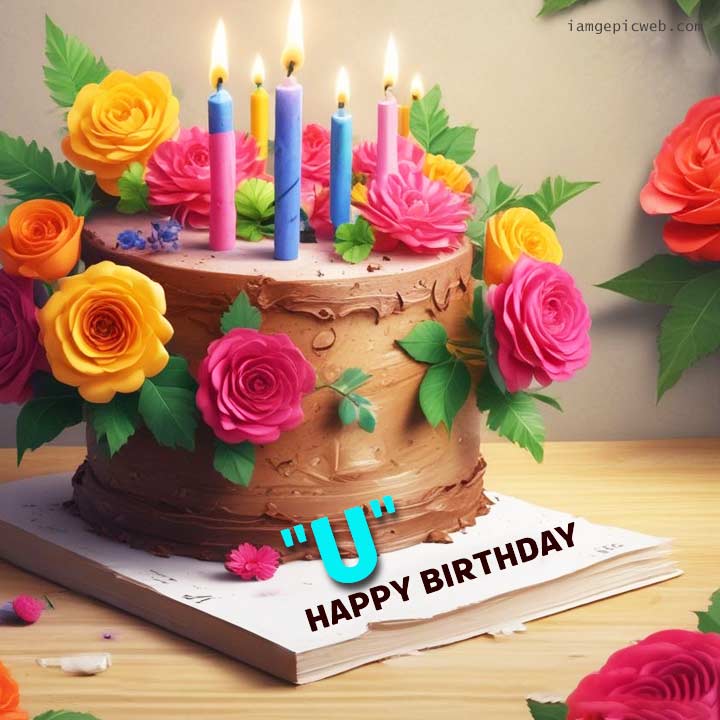 U letter birthday wishes picture